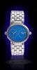Super Fusion Dual Time Watch, Blue Face, Stainless Steel Bracelet